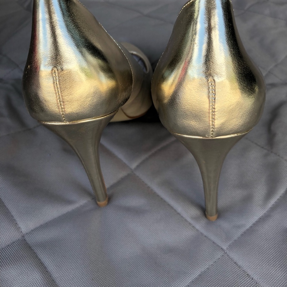 Aldo pumps, cream with gold - Picture 4 of 5